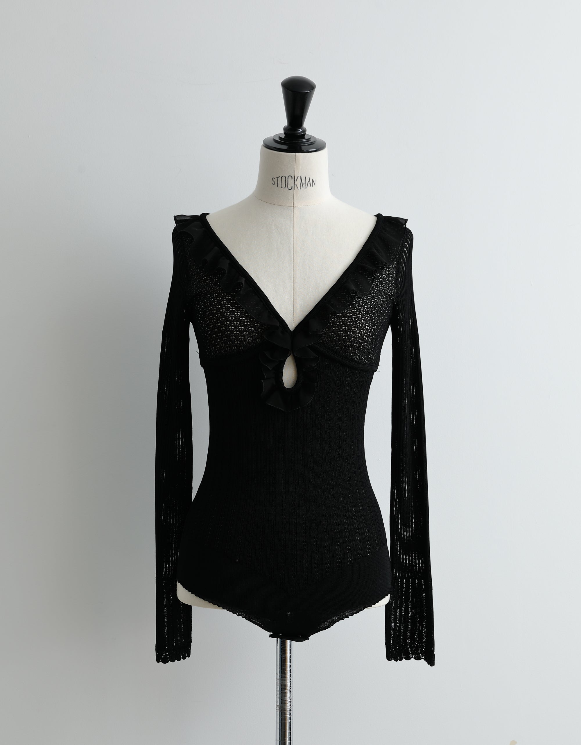 Lace Knit Cut-Out BodySuit – FERN OST GALERIE